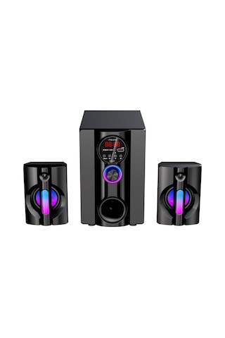Mikado Md-95bt 2+1 20w Siyah Multimedya Fm/bt/sd/usb Speaker Hoparlör