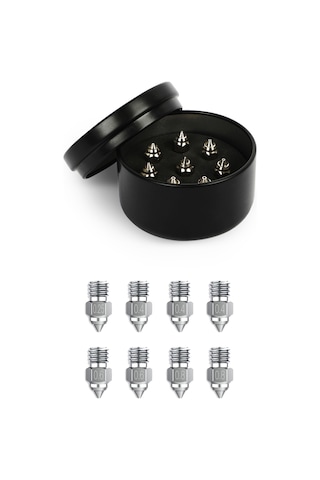 Ximistore9 Creality Bakır Alaşımlı 3d Yazıcı Ağızlıklı Seti - 500 C Isı Dayanımı, Yüksek Isıiletkenlik, 0.25-0.8mm Çaplar, Pla/abs/petg/peek Uyumlu