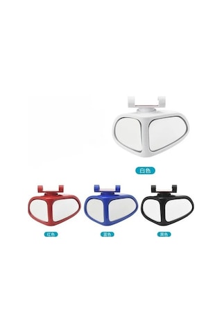 Createtech Yuvarlak Yönlü Yardımcı Vites Ve Tekerlek Siyah Nokta Küçük Kör Görüşlü Geri Dikiz Çift Aynası Ayna Arka Araba Adet-ön 360 2 1 Kh