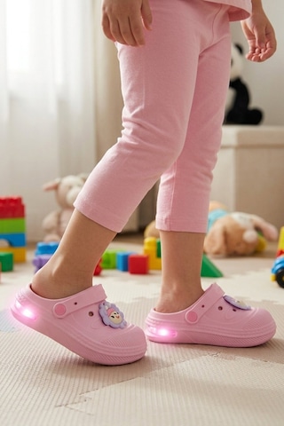 Walkway Pembe Eva Hafif Esnek Kız Çocuk Sabo Terlik 2316 B-p