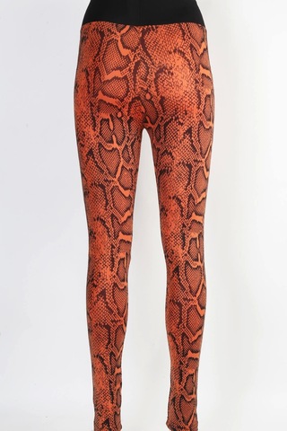 Derya Kurşun Trend Leggings Tayt Trnd03 Turuncu
