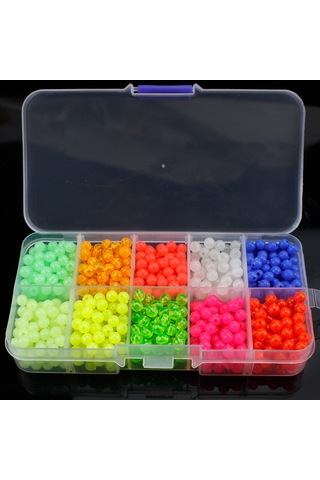 Yaozixa Hunt High Luminöz Luya Paca Seti 1000 Adet Kutulu Dayanıklı Pp Malzeme Olta Aksesuarı Mavi B