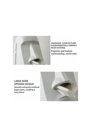 Novahub Moai Doku Kutusu Tutucusu: Mutfak, Yatak Odası, Ofis Dekoru - Reçine Doku Dispenseri Diğer