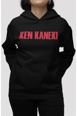 Sevbano Ken Kaneki Tokyo Ghoul Anime Sırt Baskılı Unisex Oversize Penye H Siyah