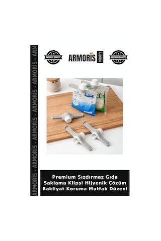 Premium Sızdırmaz Gıda Saklama Klipsi Hijyenik Çözüm Bakliyat Koruma Mutfak Düzeni Çok Renkli