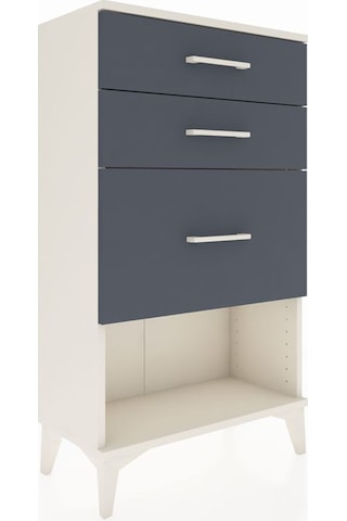 Arges Komodin 3 Çekmeceli 60x30x106 Aytaşı-antrasit Aytası