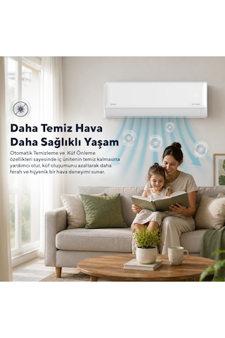 Kumtel Hinoki KMSAC-18 18.000 Btu A++ Inverter Duvar Tipi Split Klima Montaj Dahil