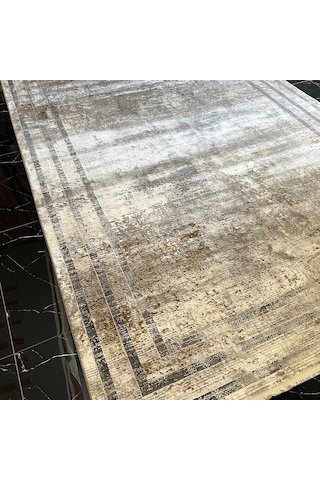 Elexus Halı Valesco 3940 Gri Bakır Modern Salon Halısı Gri Bakır