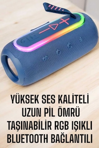 Kablosuz Bluetooth Hoparlör Uzun Pil Ömrü Taşınabilir