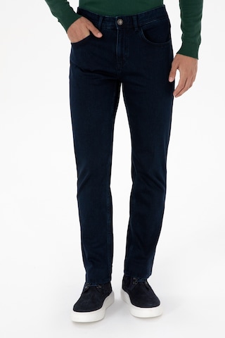 U.S. Polo Assn. Erkek Lacivert Straight Fit Jean Pantolon 50307754-VR033