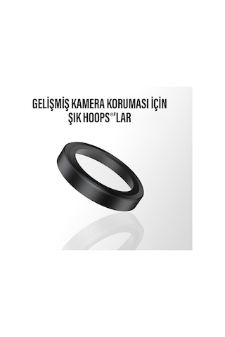 Hoops Samsung Uyumlu Galaxy Z Fold6 Siyah Kamera Lens Koruyucu