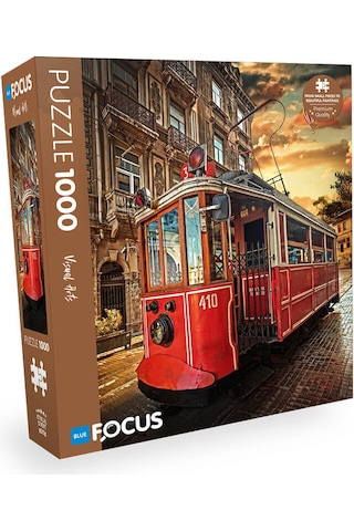 Blue Focus 1000 Parça Puzzle - İstiklal Caddesi Istiklal Street Bf468