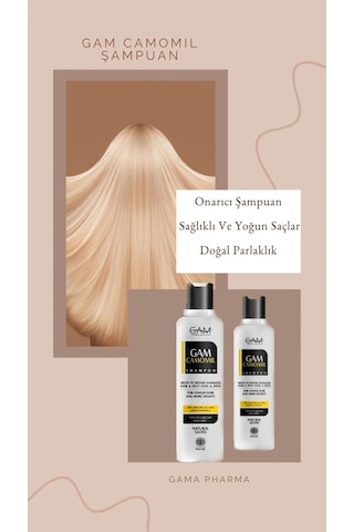 Gam Camomil Hasar Görmüş Saçlar İçin Onarıcı Şampuan 275 ML