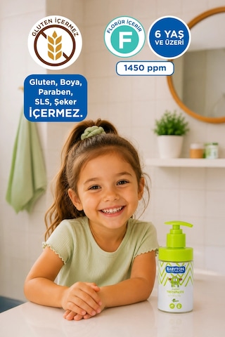Doğal Aromasız 6 Yaş Ve Üzeri Florürlü Diş Macunu Pompalı 200 Ml Temel Bakım
