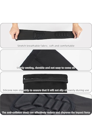 Vkemall Xl Siyah Kombat Spor Kolluk, Dirsek Ve Ön Kol Korumalı, Darbe Emici Ve Etkiye Dayanıklı Tekli