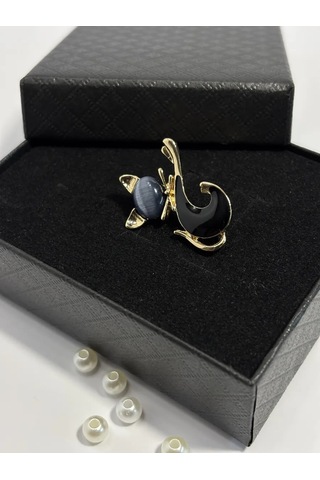 Ollıshop Broş Kedi 259551549 Siyah