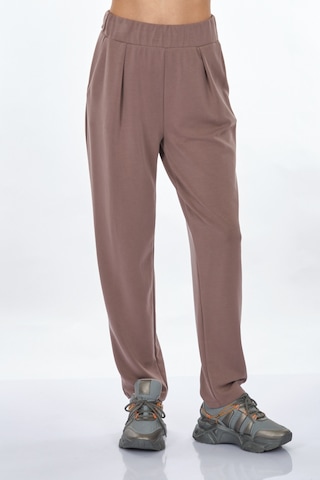 Perspective Lastikli Bel Açık Kahverengi Kadın Pantolon 24790166 001