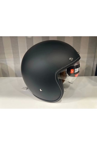 Mt Helmets Mt Lemans 2 Sv Şeffaf Vizörlü Motosiklet Kaskı Siyah
