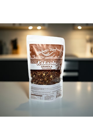 Kakaolu Granola 300gr Katkısız Koruyucusuz A Kalite Ürünlerden Hazırlanmış Doğal İçerik.