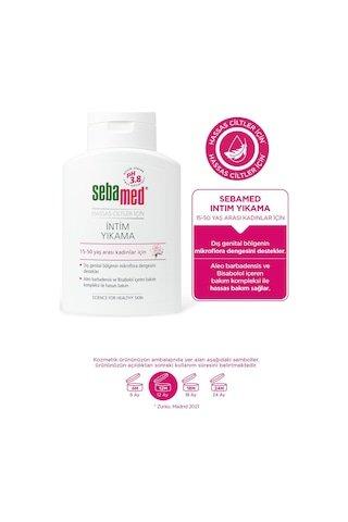 Sebamed İntim Yıkama Jeli - Hassas Ciltler için ph 3.8 Dış Genital Bölge Temizleyici İntim Bakım Ürünü 200 ML