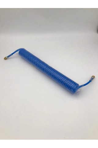 Poliüretan Spiral Hava Hortumu 5x8 7.5 Mt Rekorlu 1/4 Erkek Uçlu
