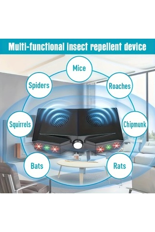 Motion003 2025 Yeni Usb Güçlü Çok Fonksiyonlu Böcek Kovucu Cihaz 20m2 Ve Üzeri 2 Adet İç Ve Dış Mekan Kullanımı