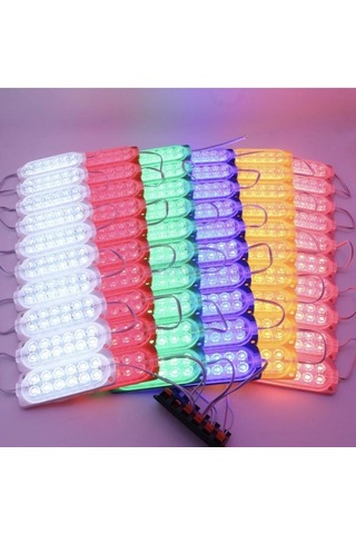 12 Volt 12 Ledli 2.4 Watt Animasyonlu Modül Çakar Kırmızı