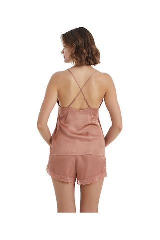 Kadın Pijama Üstü 60380 - Kahverengi Kahverengi