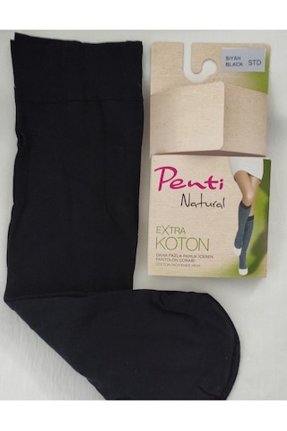 Penti Ekstra Koton Pantolon Çorabı Pamuklu Diz Altı Çorap 6 Adet 001