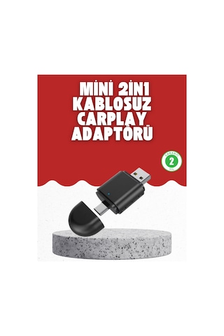 Kablosuz - 568 - Carplay Dönüştürücü Akıllı Tak & Çalıştır - Csmo-tex - Araç Adaptörü