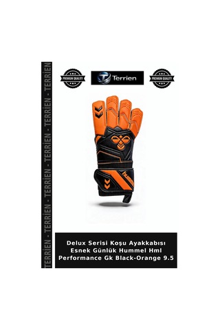 Terrien Delux Serisi Koşu Ayakkabısı Esnek Günlük Hummel Hml Performance Gk Black-orange 9.5 Siyah - Turuncu