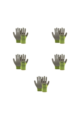 Mafel Mf-82/83 Pütürlü Neon Yeşil Lateks İş Güvenlik Eldiven - 10/xl - 5 Çift - Paket