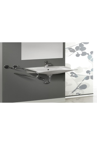 Turkuaz Seramik Bedensel Engelli Lavabo 60 CM 017100U