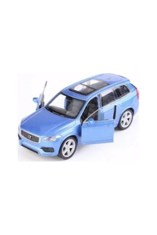 Oyuncak Metal Model Araba 1/36 Çek Bırak Mavi Volvo Xc90