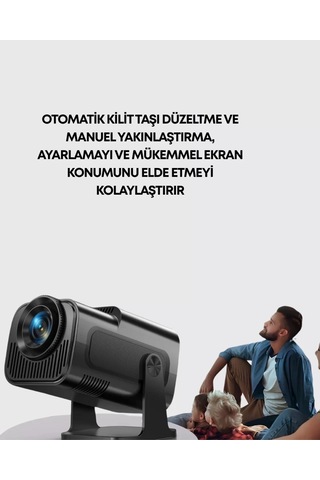Home Wifi6 Ve Bluetooth 5.0 Teknolojili Kablosuz Bağlantı Özellikli Projektör