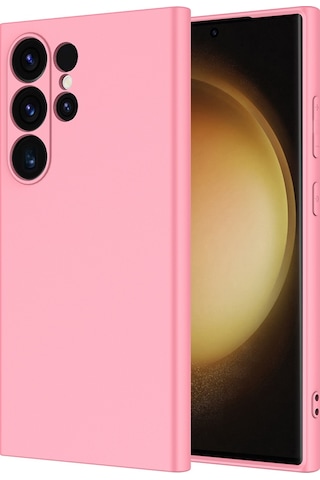 Galaxy S25 Ultra Uyumlu Kılıf Zore Mara Lansman Kapak-pembe Pembe
