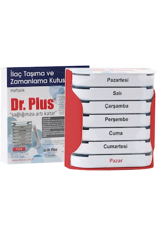 Dr Plus Haftalık İlaç Kutusu 7 x 24