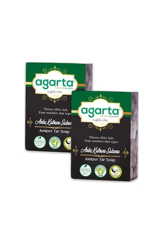 Agarta Doğal El Yapımı Ardıç Katranı Sabunu 2 x 150 G
