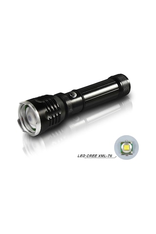 Flaşörlü Uzun Mesafeli Şarjlı Pilli Mıknatıslı El Feneri Wt-282 - 9056565633048ynt Çok Renkli