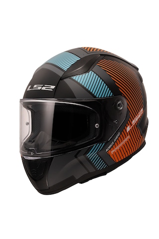 Ls2 Rapıd 2 Extra Full Face Motosiklet Kaskı Mat Gri - Neon Turuncu