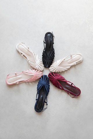 Wolk Shoes Lester Kadın Biyeli Saten Babet Bej