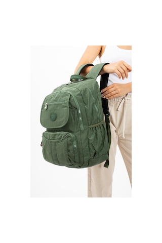 Baginn Lise Okul Sırt Çantası Çok Cepli Hafif Klinkır Kumaş 43 x 30 Cm