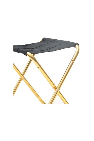 Homyl Açık Ultralight Taşınabilir Katlanır Sandalye Altın Altın Çok Renkli