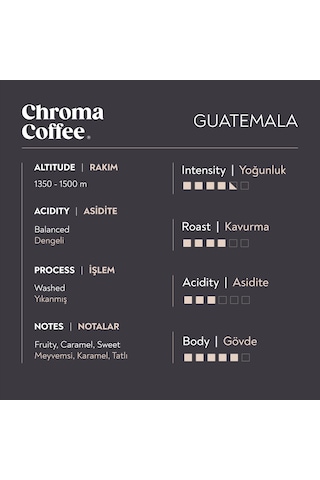 Chroma Coffee Guatemala Signature Series 10'lu