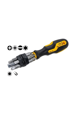 Narex 880110 S-line Profi 1/4'' Manyetik Bits Uçlu Tornavida Seti 13 Parça
