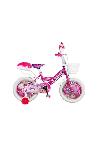 Tommybike 16 Jant Bisiklet Kapaklı Kız Bisikleti 4-7 Yaş Çocuk Bisikleti Pembe