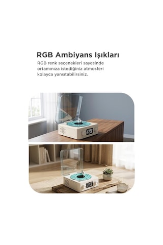 Torima Q3 Bluetooth 5.0 Dijital Saatli Pikap Tasarımlı Radyolu Şarjlı Hoparlör