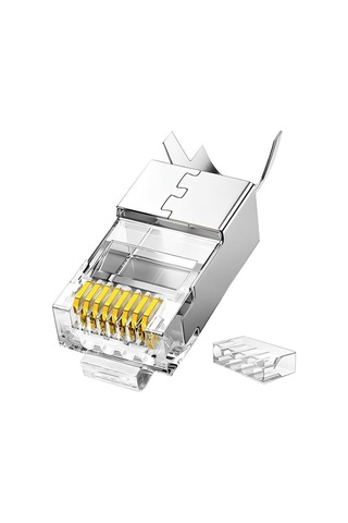 10 Gigabit Metal Ethernet Konnektörü Kaplama Korumalı 25 Adet
