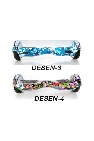 Smartstore Üst Led Işık Smart Scooter Elektrikli Kaykay Hoverboard Bluetooth
