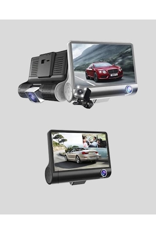 Araç Kamerası 3 Lü Full Hd Dvr 1080p Gece Görüşlü Ve G-sensörlü